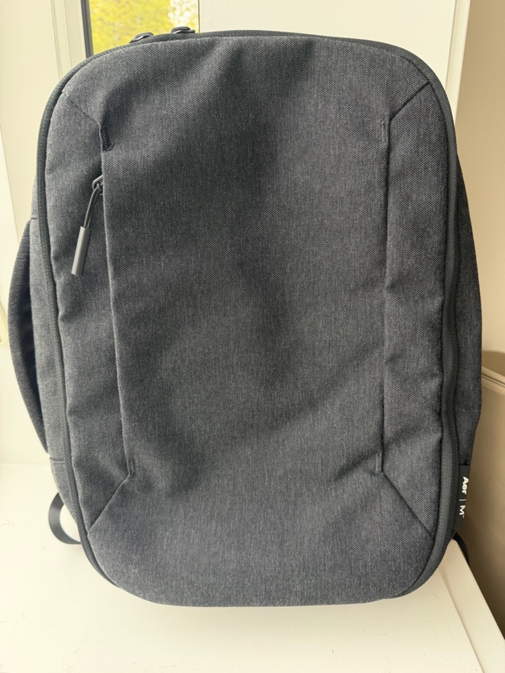 Aer x Ministry of Supply collab “ Lunar Pack “Dark Gray Minimalist Backpack